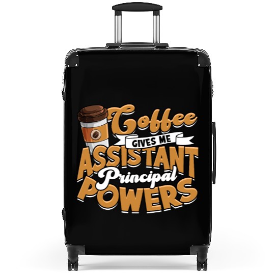 Assistant Principal Back School Teacher Principal Suitcases