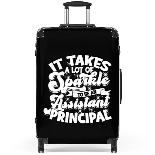 Assistant Principal Back School Teacher Principal Suitcases