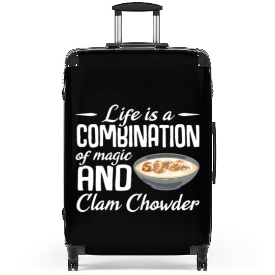 Life is a combination of magic and Clam Chowder Suitcases
