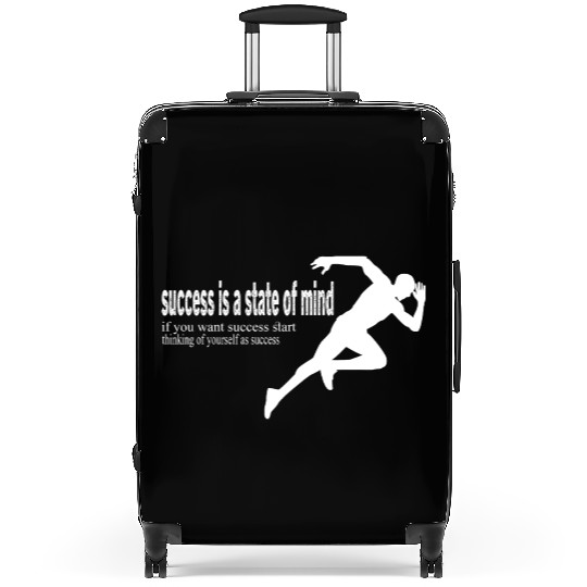 Doing sports brings success in life Suitcases