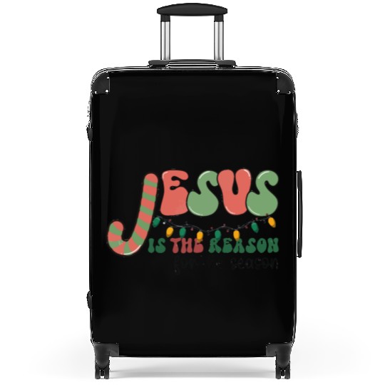 Jesus is The Reason for the Season Candy Christian Suitcases