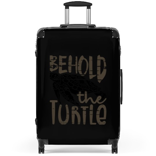 Behold the Turtle Fun Turtle Lover Gift Idea Suitcases