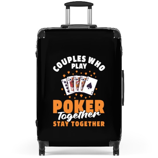 Poker Couple Suitcases