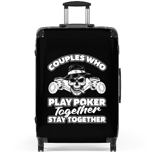 Poker Couple Suitcases
