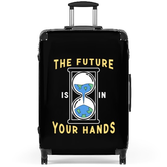 Earth Hour Time Environmentalist Save The Planet Suitcases