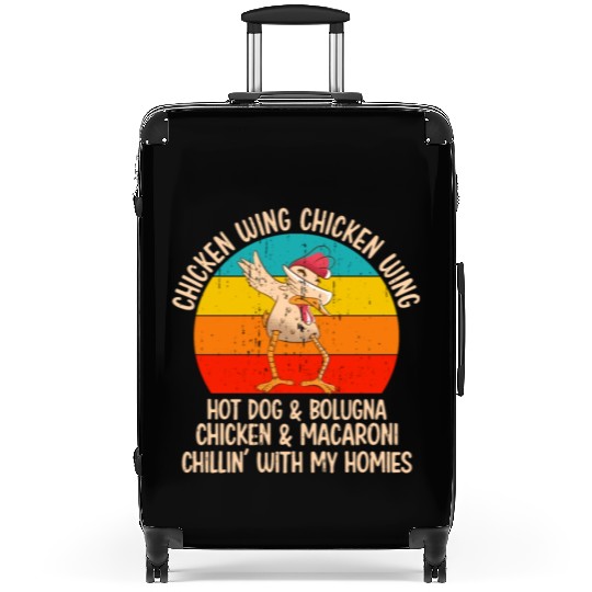 Chicken Wing Hot Dog Suitcases
