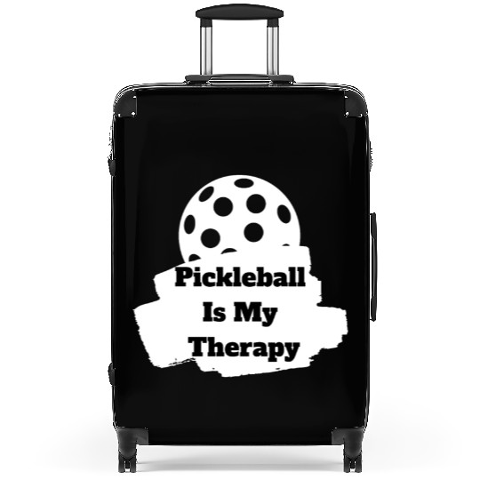 Pickleball Is My Therapy Suitcases