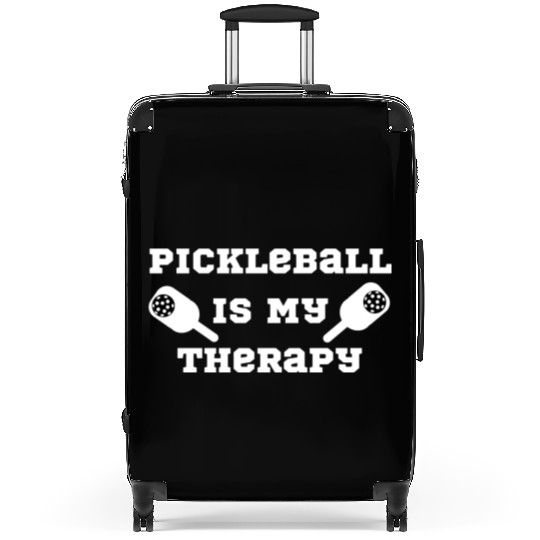 Pickleball Is My Therapy Suitcases