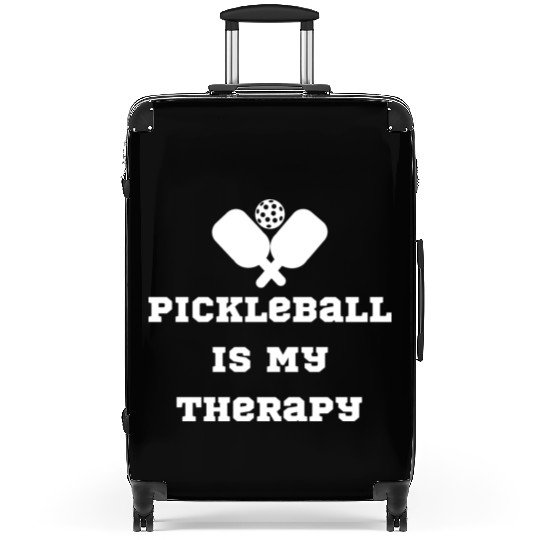 Pickleball Is My Therapy Suitcases