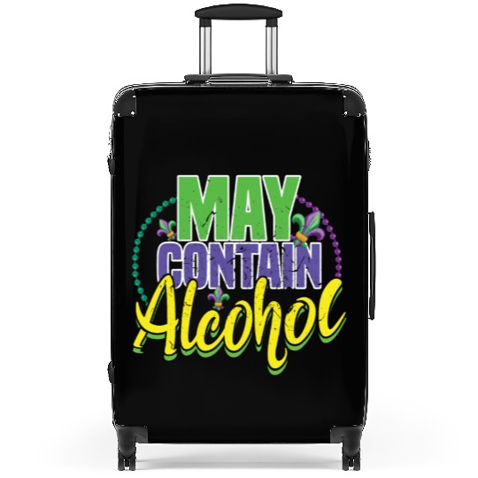 Alcohol Lover Festival Parade Beads Mardi Gras Suitcases