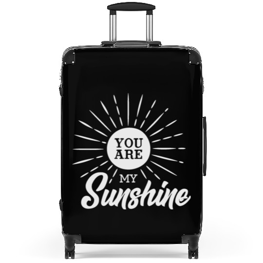 You Are My Sunshine Suitcases
