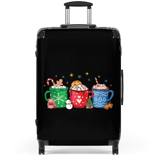 Christmas Hot Chocolate Cup Suitcases