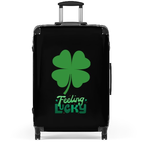 Irish Feeling Lucky four leaf Shamrock Suitcases