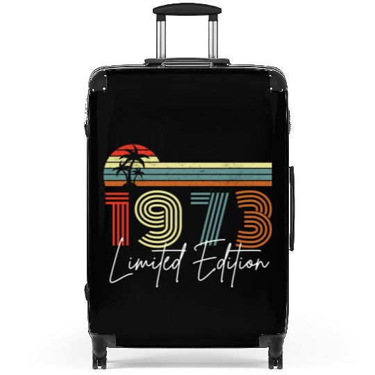50 Years Vintage 1973 Retro 50th Birthday Suitcases