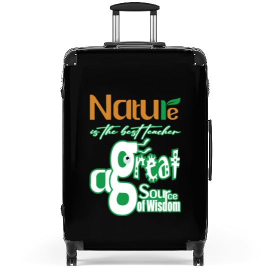 Nature is The Best Teacher Suitcases