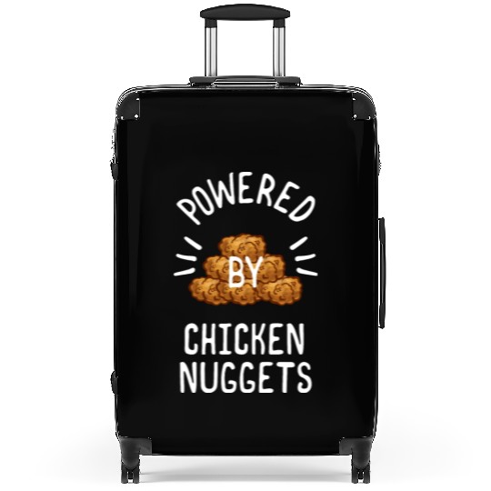 Powered By Chicken Nuggets For Chicken Nuggets Suitcases
