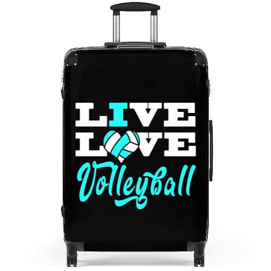 Volleyball Live Love Light Blue For Girlsns Suitcases
