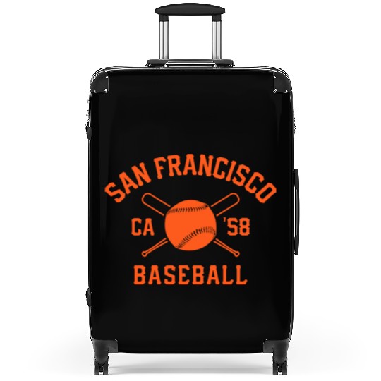San Francisco Baseball Vintage Sf The City Giant Suitcases