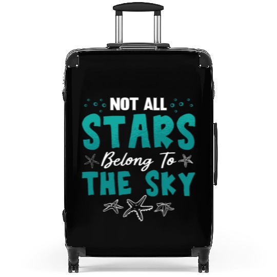Marine Biology Not All Stars Belong To Marine Life Suitcases
