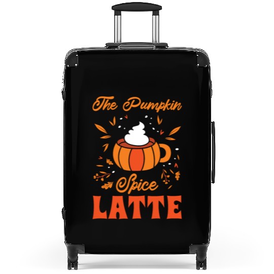 Pumpkin Spice Latte Halloween Coffee Lover Tarot Suitcases
