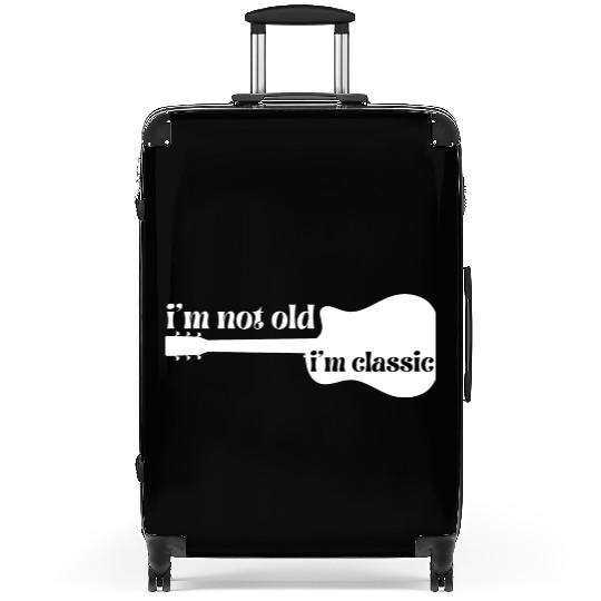 Funny Guitar Design For Men Women Guitarist Guitar Suitcases