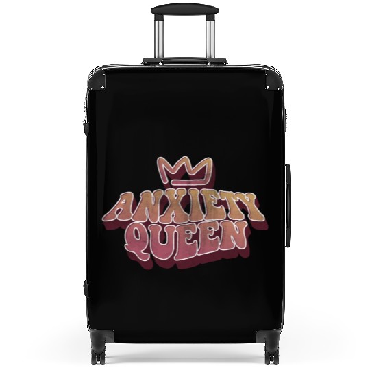 Anxiety Queen Suitcases