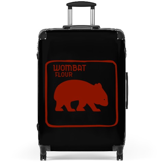 Wombat Dingo Flour Australia Australian Souvenir Suitcases