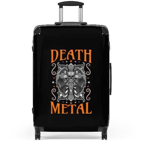Goth Satan Rock Festivals Black Heavy Death Metal Suitcases
