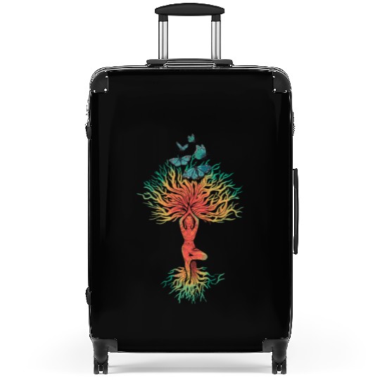 Butterfly Tree Beautiful Animal Butterflies Tree Suitcases