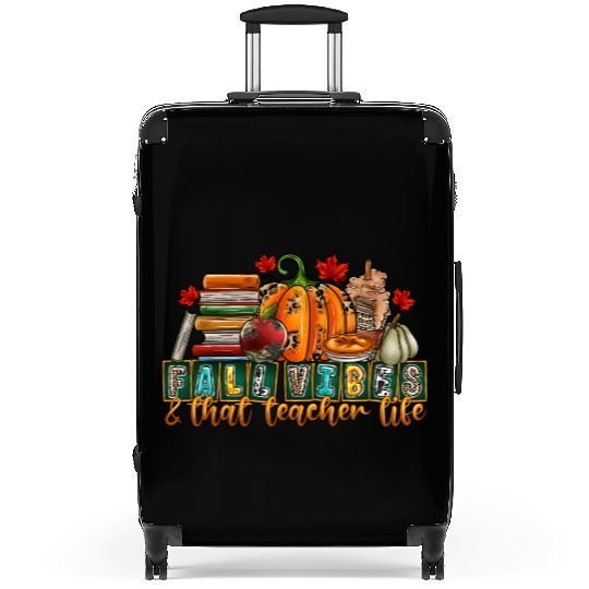 fall Vibes That Teacher Life Suitcases
