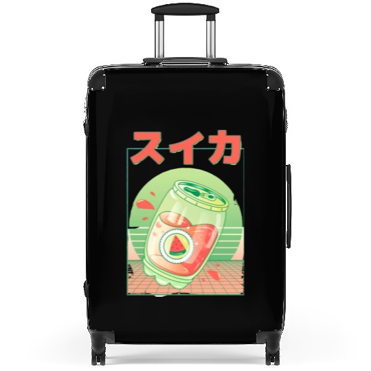 90s Japanese Watermelon Soda Vaporwave Suitcases
