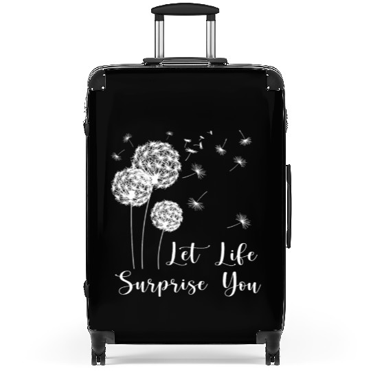 Let Life Surprise You Inspirational Life Quote Suitcases