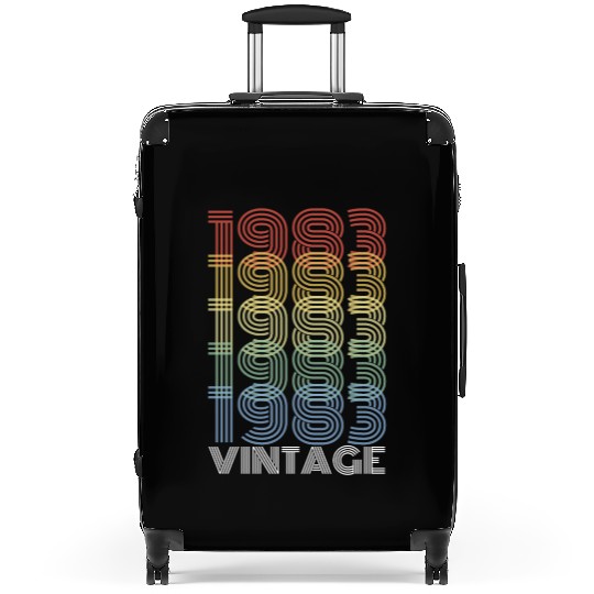 40 Years Vintage 1983 Retro 40th Birthday Suitcases