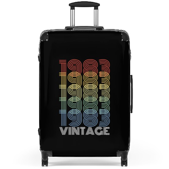 40 Years Vintage 1983 Retro 40th Birthday Suitcases