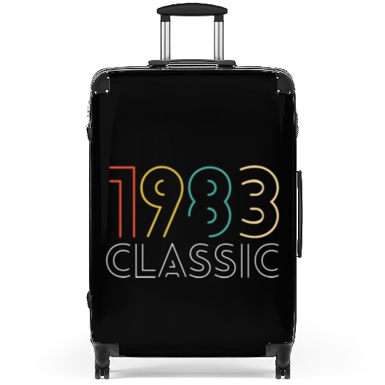40 Years Vintage 1983 Retro 40th Birthday Suitcases