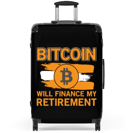 Bitcoin Retirement Crypto Currency Suitcases