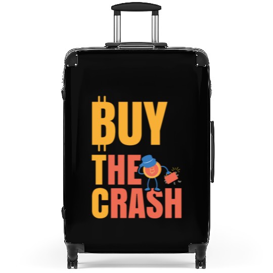 BTC Buy The Crash Crypto Bitcoin Suitcases