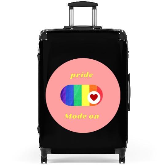Colorful Pride Mode LGBT Circle Sticker 1 modified Suitcases