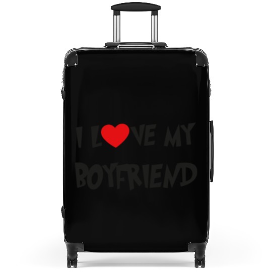 I LOVE MY BOYFRIEND Suitcases