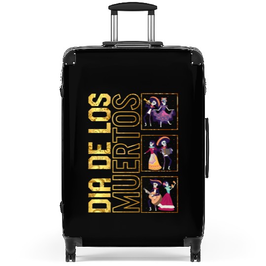 Dia De Los Muertos Suitcases, Ballet Folklorico Sugar