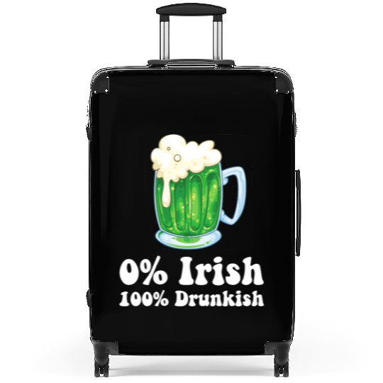 0 Irish Funny St Patricks Day Day Drinking Bar Suitcases