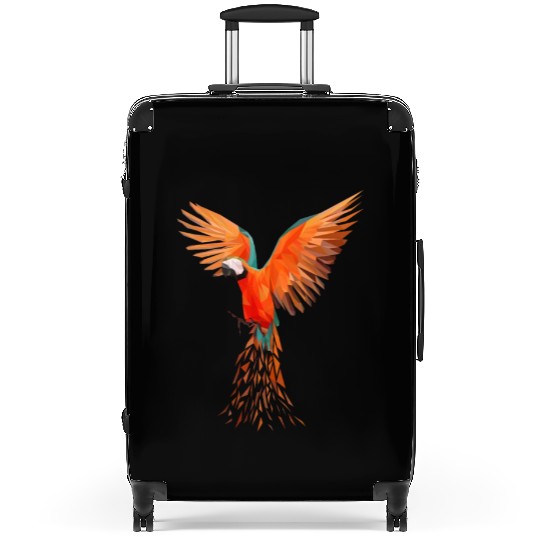 Colourful Macaw Parrots - Modern Bird Design Suitcases