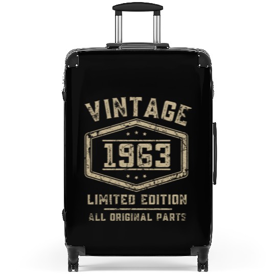 60 Years Vintage 1963 Retro 60th Birthday Suitcases