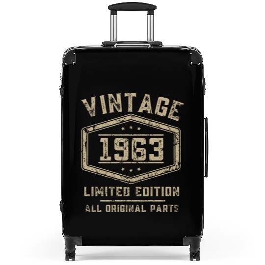 60 Years Vintage 1963 Retro 60th Birthday Suitcases