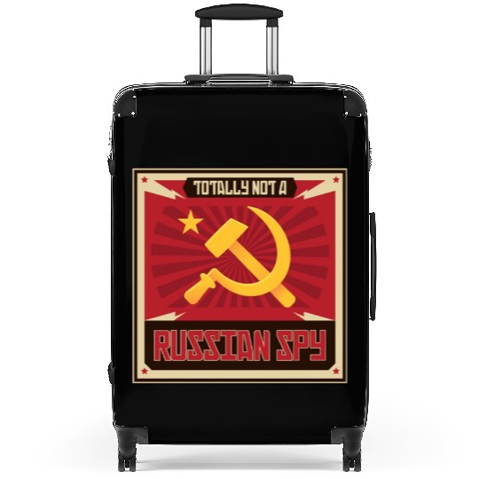 Funny Russian Spy USSR Soviet Union Russia Hammer Suitcases