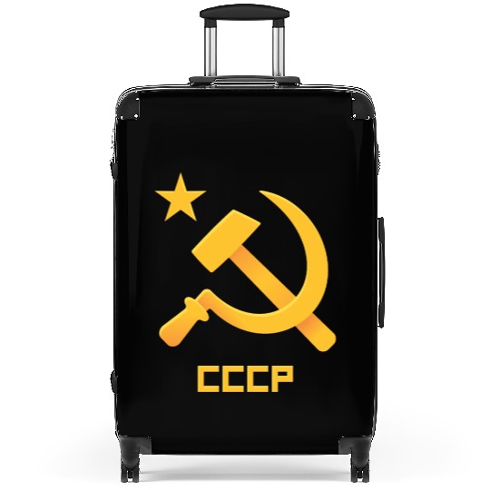 USSR Soviet Union Russia Hammer Sickel USSR Flag C Suitcases