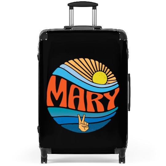 Mary Suitcases Vintage Sunset Mary Groovy Tie Dye