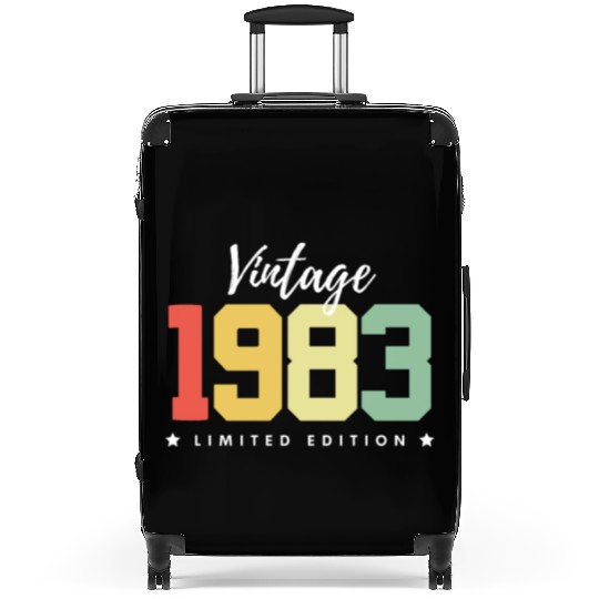 40 Years Vintage 1983 Retro 40th Birthday Suitcases