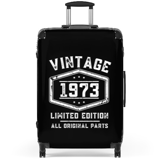 50 Years Vintage 1973 Retro 50th Birthday Suitcases