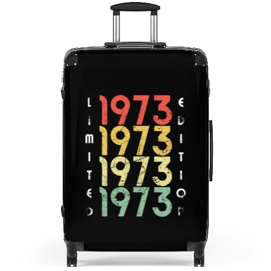 50 Years Vintage 1973 Retro 50th Birthday Suitcases